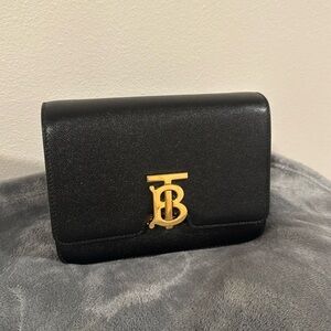 Authentic Burberry Handbag Cross Body Chic Classic TB Size Small